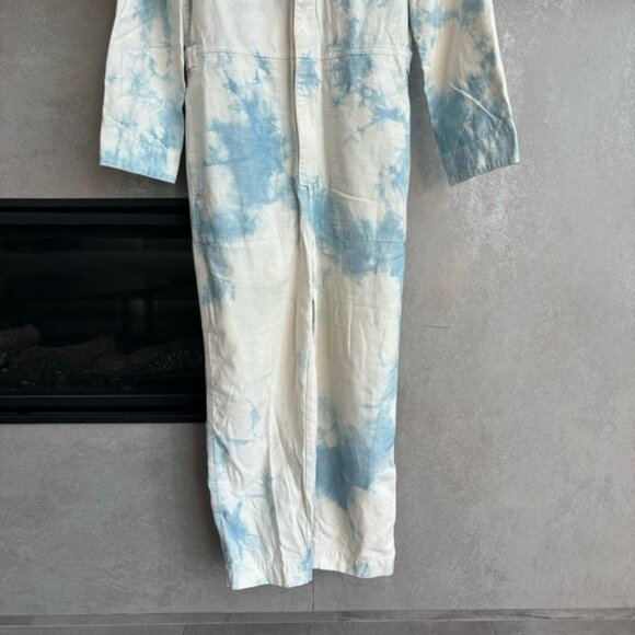 Madewell Tie Dye Front Zip Coverall Jumpsuit, Size M - Picture 3 of 15